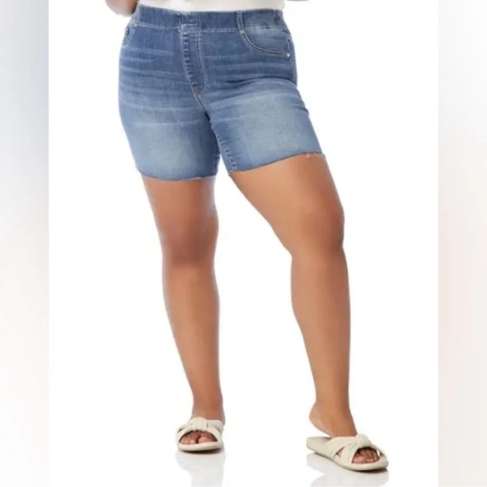 🆕Liverpool Los Angeles Bermuda Jeans Shorts - Picture 15 of 16